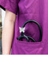 2 Pack Bling Butterfly Stethoscope Charms for Doctor Nurse, Stethoscope Id Name Tag with Bling Silvery Rhinestones...