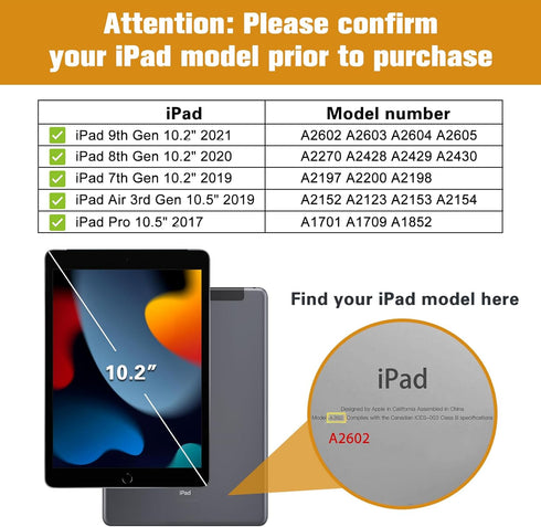 ProCase Kids Case for iPad 9th Generation/iPad 8/iPad 7, iPad 10.2 Case 2021 2020 2019/iPad Air 10.5/iPad Pro 10.5 Kids Case, Shockproof Lightweig...