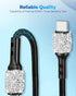 Bling USB C Car Charger, 38W PD + QC Dual Port Fast Charging Adapter with 3.2FT Type-C Charging Cable Compatible for iPhone 15 Pro Max iPad Androi...