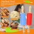 4 Pack Mini Rolling Pin for Kids, 9 Inch Wooden Handle Rolling Pin Non-Stick Silicone Rolling Pins for Children Cake Baking...
