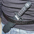 Prop Knife Fake Knife Toy Knife for Kids Harmless Safe Fake Knife for Halloween Party 10 Inch (Black with scabbard)...