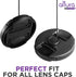 Altura Photo 5 Pcs Lens Cap Keeper, Camera Lens Cap Leash for DSRL & Mirrorless Lenses - Lens Cap Tether/Lens Holder for Canon, Nikon, Sony, Sigma...