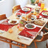 Naanle Winter Holiday Christmas Placemats Set of 4 Christmas Tree with Snowflake Heat-Resistant Washable Table Place Mats for Kitchen Dining Table...