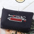 G2TUP Novelty Travel Toothbrush Holder Brush Me Canvas Travel Dopp Kit Toothpaste Organizer Toiletries Bag (Brush Me Black Bag)...