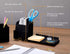 Bostitch Office Konnect Charging Station Desk Organizer Base, USB Phone Stand Compatible with Cell Phones & Tablets, Black...