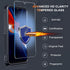 for Samsung Galaxy A25 Case, Full Body Heavy Duty Rugged Shockproof Protective Phone Cover with Lanyard Strap, Tempered Glass Screen Protector, Bl...