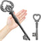 Zezzxu Large Iron Skeleton Key, Giant Cast Iron Key Prop Big Decorative Key for Wall Decors...