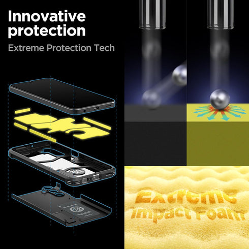 Spigen Tough Armor Designed for Galaxy A15 5G Case and Galaxy A15 Case (2024) - Black...