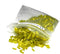 50 Grams of 1200 Ming Tree Economical 1/4 inch Long 6mm Glass Bugle Tube Seed Beads (Silver Lined Light Amber Yellow)...