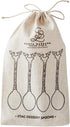 Santa Barbara Design Studio Holiday Charcuterie Accessories Mini Serving Spoons, Set of 4, Gold/Silver...