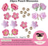 24Pcs Charms Set for Bogg Bag, Bling Pearl, Rose,Daisy,Flower, Peach Blossoms, Heart Accessories for Women, Rich Personalized Decoration Kit for B...