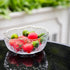 TOSSOW Glass Salad Bowl Irregular Shape Serving Bowls, 25 oz Pyrex Mixing Bowls for Kitchen Prep, Fruit, Snack, Dessert, and Candy Dishes or Nut B...
