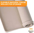 Neater Pet Brands Neater Mat - Waterproof Silicone Pet Bowls Mat - Protect Floors from Food & Water (Cappuccino, 19" x 12" Silicone)...