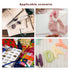 300pcs Double Sided Adhesive Dots, 1inch Strong-Adhesion Transparent Adhesive Dots Wax Seal Stickers Traceless Round Adhesive dots for DIY Craft H...