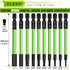 3.5" Long 1/4" Hex Head Allen Wrench Drill Bits, SAE Impact Driver Bit Set 5/64 to 5/16, Magnetic Tips Magnetic Screwdriver Bits Hex Drill Bit Set...