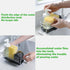 Sponge Holder for Kitchen Sink?Kitchen Sink Organizer with Stainless Steel Auto Drain Tray?Kitchen & Home Accessories?Kitchen Storage Rack?Sponge,...