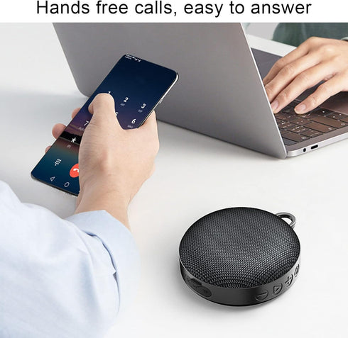 Portable Bluetooth Speaker, 8W IP67 Waterproof Wireless Bike Speaker with 4000mAh Battery, Support Memory Card, Portable Speaker for Outdoor Ridin...