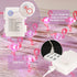 Pink Flamingo String Lights Battery Operated with Remote Fairy Lights 10ft 30LEDs USB Plug in Summer Tropic Themed Flamingo Decor Lights for Home ...
