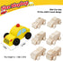 12 Pieces Unfinished Wooden Cars Wood DIY Car Toys Wood Crafts Painting Crafts Kit for Student Easy Woodworking Set Family Activities Arts and Cra...