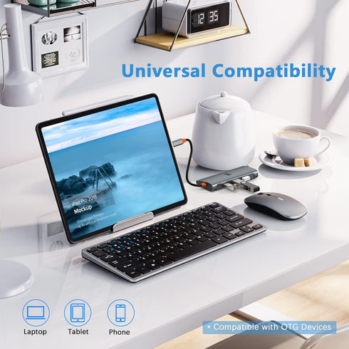 Tiergrade USB C Hub, USB C Adapter to 3 USB 3.1 and 1Gbps Ethernet, USB 3.1 Hub with 10Gbps SuperSpeed for MacBook Pro/Air, iMac, iPad Pro, Dell, ...
