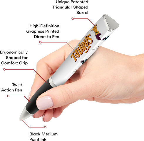 Zodiac Sign Ballpoint Pen (1 Pen, 3-Sided) Zodiac Gifts, Horoscope Gifts, Cool Pens, Zodiac Decor, Pretty Pens - Fancy Pens, Great Astrology Gifts...