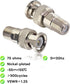 Boobrie F-Type to BNC Coax Adapter - BNC/F Female Coaxial Cable Connector - RG6/59/58/SDI/HD SDI (5 Pack) for CCTV Camera, Satellite Scanner...