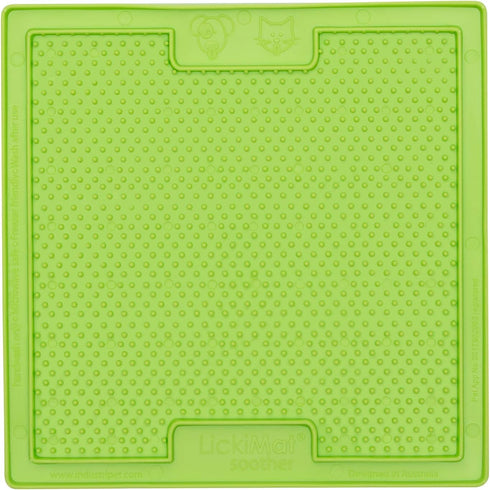 LICKIMAT 8"X8" 1 Piece Classic Soother Slow Feeder for Dogs Lick Mat Boredom Anxiety Reducer Perfect for Food Treats Yogurt Liquid Food Peanut But...