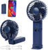 SIX FOXES 2024 New Portable Handheld Fan, 3 in 1 Portable Fan Rechargeable, Display Electricity in Real Time, 4000mAh, 3 Speed Wind, with Base, US...