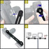 30cm Dual Speedlite Camera Mount Tripod Bracket Flash Extension Bar,10" Dual Tripod Bracket for Camera,LED Video Light,DSLR Camera,Flash Light...
