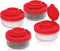 SIGNORAWARE Salt and Pepper Shakers Moisture Proof Set of 4 Small Mini Salt Shaker to go Camping Picnic Outdoors Kitchen Lunch Boxes Travel Spice ...