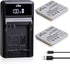 Pickle Power NB-4L Battery and LED Display Charger for Canon PowerShot ELPH 100 HS 300 HS 330 HS 310 HS SD1000 SD1100 is SD1400 is SD200 SD30 SD30...