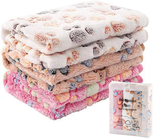 3 Pack Cat and Dog Blanket Soft & Warm Fleece Flannel Pet Blanket, Great Pet Throw for Puppy, Small Dog, Medium Dog & Large Dog Small(23"x15")...