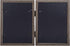 AEVETE 5x7 Double Picture Frames Hinged Wood Folding Picture Frames Vertically Display, Real Glass Front, Gray...