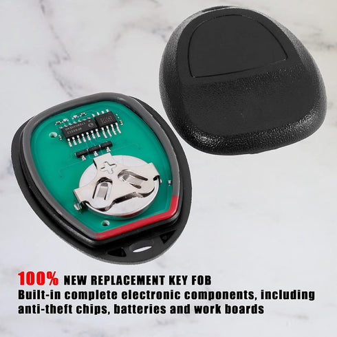 VOFONO Car Key Fob Keyless Entry Remote Fits Chevy Tahoe/ Suburban 2007-2014/ Cadillac Escalade 2007/ GMC Yukon 2007-2014 OUC60270 OUC60221 158578...