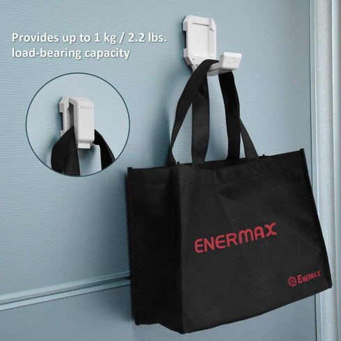 Enermax Magnetic Mounting Headset Holder with Metal Protection Foam, Provides up to 1 kg/2.2 lbs, Compatible with Computer/Gaming Headsets, Headph...