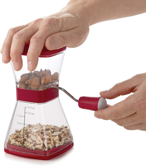 PrepWorks Nut Chopper – Manual Handheld Nut Grinder for Chopping Nuts, Seeds, and Herbs, Easy to Use, BPA-Free...