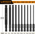 Ball End Hex Head Allen Wrench Drill Bit Set (10PCS SAE 5/16” to 5/64”), LATTOOK 10PCS SAE Ball End Hex Bit Set Allen Key Bit Set Hex Key Drill Bi...