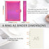 Toplive A5 Notebook Binder 6 Ring Refillable Binder, PU Leather Planner Binder Personal Budget Binder Organizer Cover with Magnetic Closure for A5...