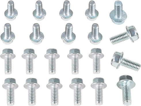 Bonbo Oil Pan Bolt Kit Compatible with Chevy & Ford Small Block V8 SBC 265 283 305 327 350 383 400 5.7L & SBF 260 289 302 351W 5.0L EFI 350-455 St...
