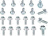 Bonbo Oil Pan Bolt Kit Compatible with Chevy & Ford Small Block V8 SBC 265 283 305 327 350 383 400 5.7L & SBF 260 289 302 351W 5.0L EFI 350-455 St...