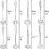 Chengu 8 Pieces Flower Coffee Tea Spoons Stainless Steel Sugar Spoons Tea Party Flower Fancy Tableware Set Stir Bar Creative Stirring Teaspoon, 8 ...