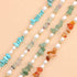 Healing Stone Chakra Crystal Carnelian Choker Necklace Natural Reiki Quartz Turquoise Imitation Pearl Necklace for Women Spiritual Jewelry...