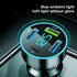 USB C Car Charger Adapter, 4 Port Car Cigarette Lighter USB Charger with LED Voltmeter PD & QC3.0 Car USB Adapter Phone Charger Compatible with iP...