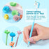 AUAUY Pencils #2 HB, Fun Pencil with Cartoon Pencil Toppers, 15PCS Wood-Cased Pencils, Graphite Pencils, Cute Pencils for Kids, Sketch Gift Pencil...