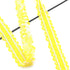 3 Yards Yellow Elastic Sequin Ribbon Trim Glitter Metallic Stretch Flat Sequin Fabric Ribbon Lace for DIY Crafts,Sewing, Dress Costume,Wedding Emb...
