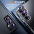 (2 Set for Samsung Galaxy A55 5G Camera Lens Protector, Scratch-Resistant HD Clarity Ultra-Thin 9H Tempered Glass with Aluminum Edging, Individual...