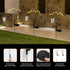 Solar Fairy Firefly Lights Outdoor Garden Decor Waterproof, Solar Powered Swaying Light Outside, 2 pack LED Light Flexible Sway by Wind, Yard Pati...