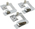 Madam Sew Rolled Hem Presser Foot Set – 3 Piece Wide Hemmer Foot Kit Includes 1/2”, 3/4" and 1” Presser Feet – Compatible with Most Models of Sing...
