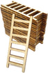 Honbay 20PCS Wooden Mini Ladders Fairy Garden Accessories for Dollhouse Decor...