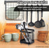 Stainless Steel Utensil Drying Rack, Silverware Drying Basket Basket Draining Basket Kitchen Dish Drainer Dish Drying Rack(S-Black)...